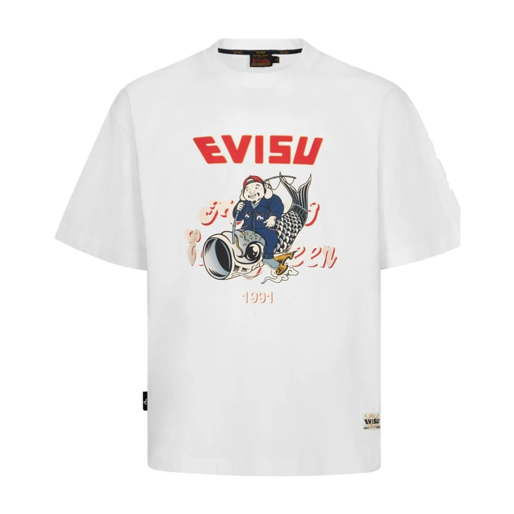 Evisu T-Shirts Beige Heren