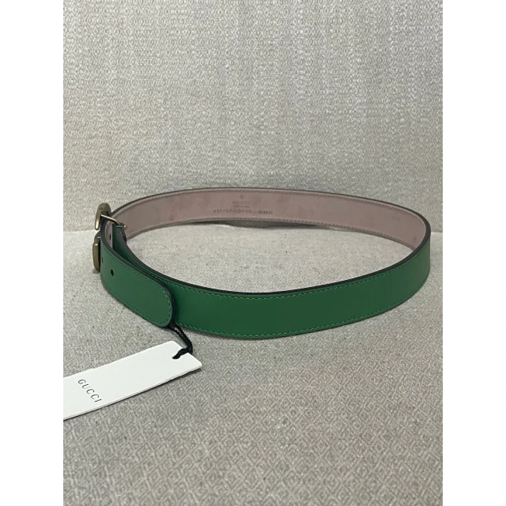 Gucci Vintage Pre-owned Leather belts Green Dames