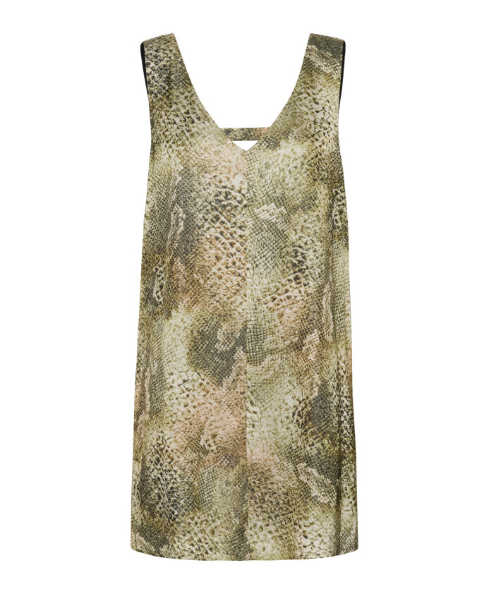 golden-snake-print-dress