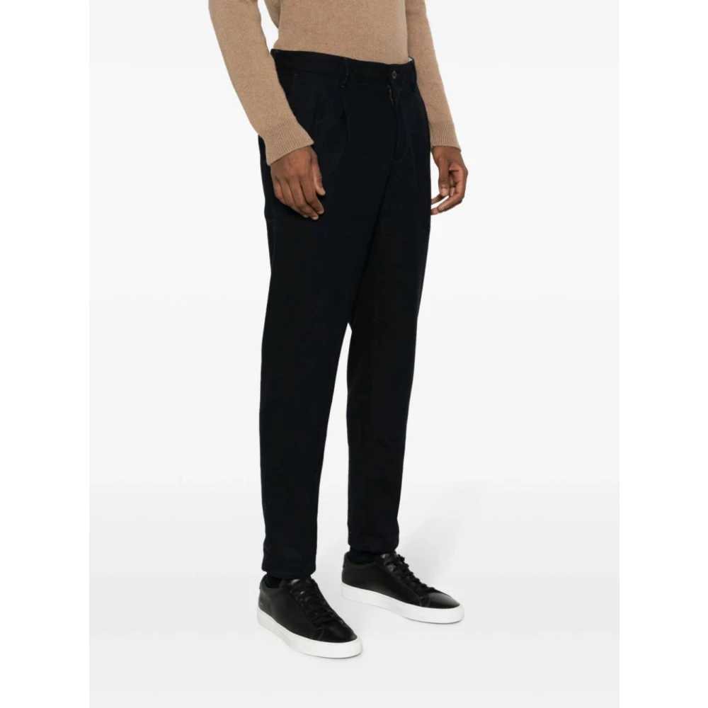 Incotex Blauwe Broek Blue Heren