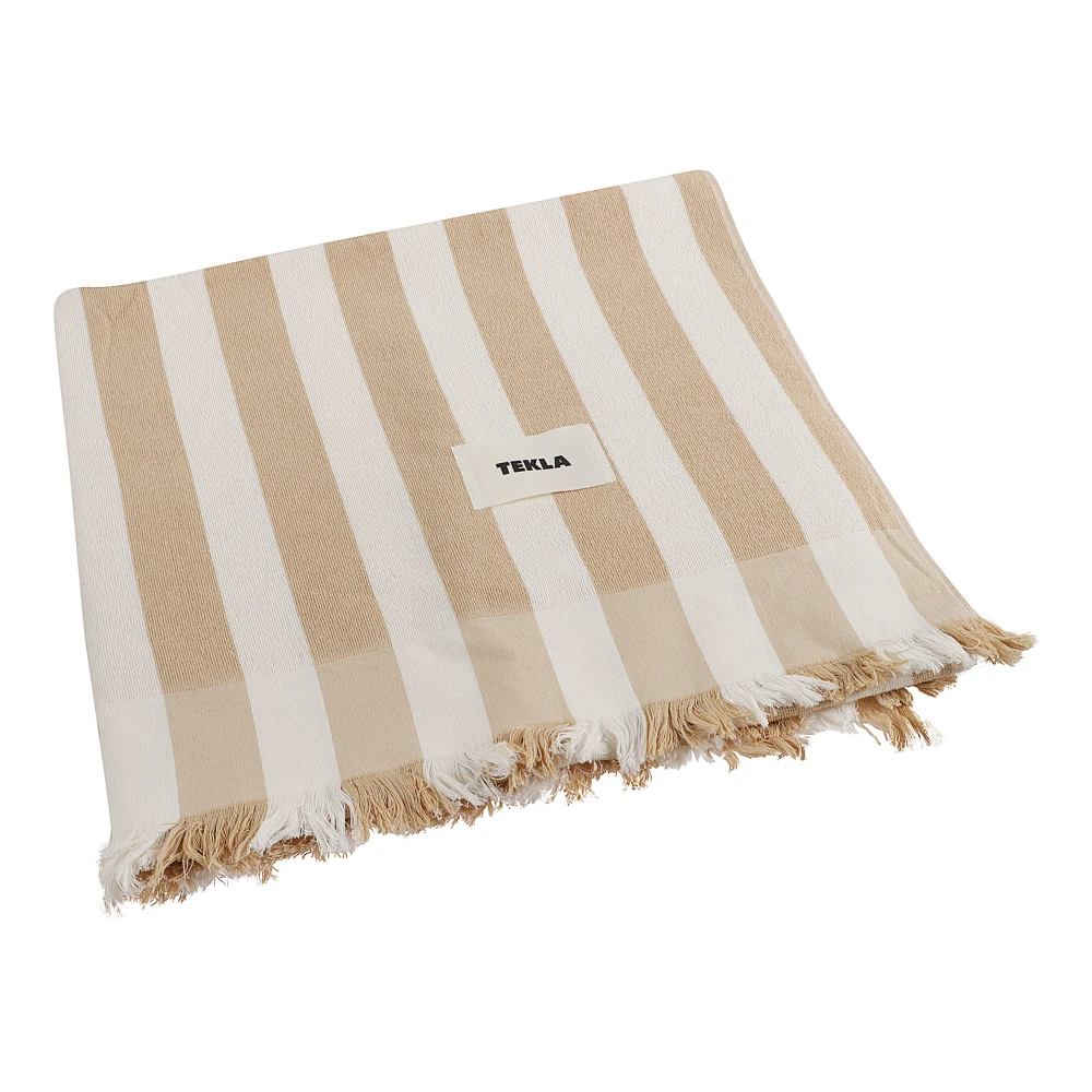 Tekla Vrouw Multicolor Gestreept Strandlaken