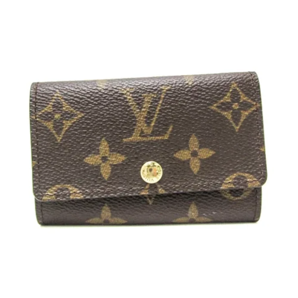 Louis Vuitton Vintage Pre-owned Fabric key-holders Brown Dames