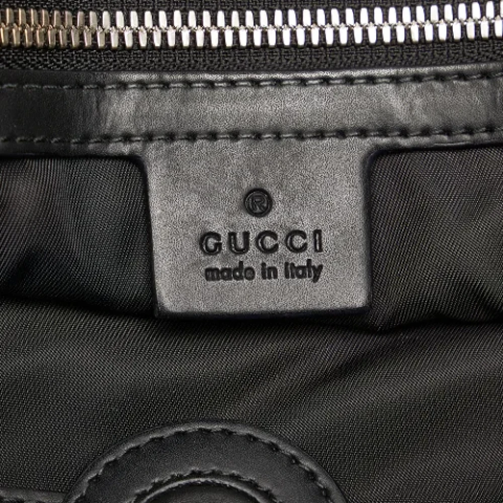 Gucci Vintage Pre-owned Coated canvas gucci-bags Gray Dames