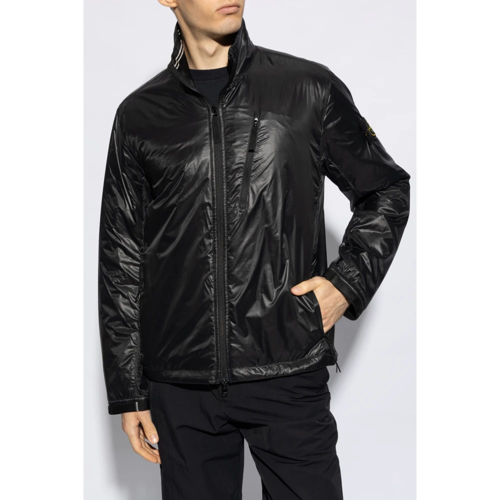 Stone Island Winddichte jas van Black Heren