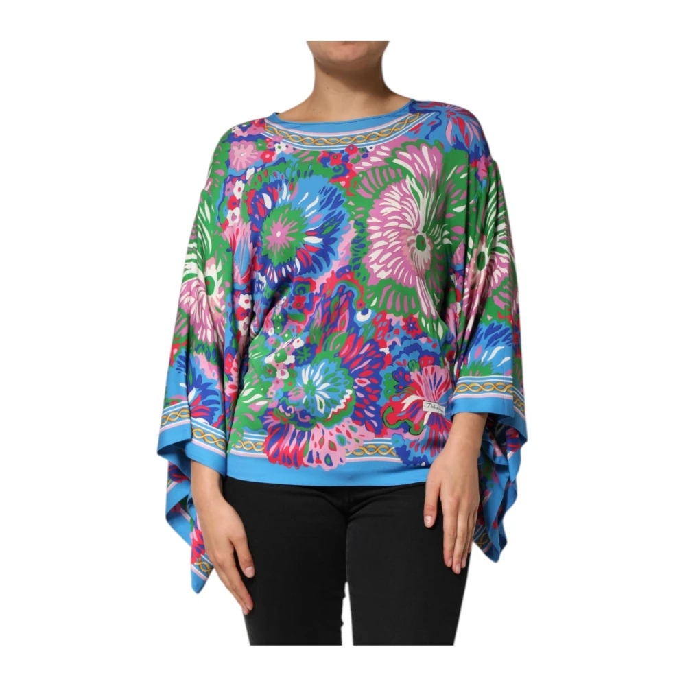 Dolce & Gabbana Women's Multicolor Blouses, Xs, Tsh91412-P Tunic Blouse
