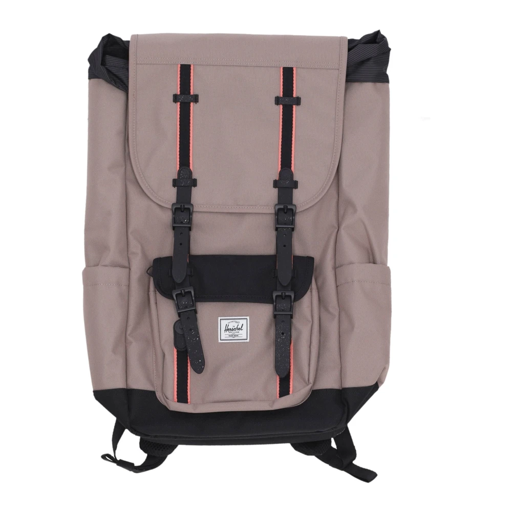 Herschel Moderne Unisex Rugzak in Taupe Grijs Zwart Roze Pink Unisex
