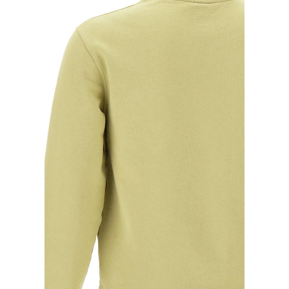 Maison Kitsuné Groene Katoenen Sweatshirt met Fox Logo Green Heren