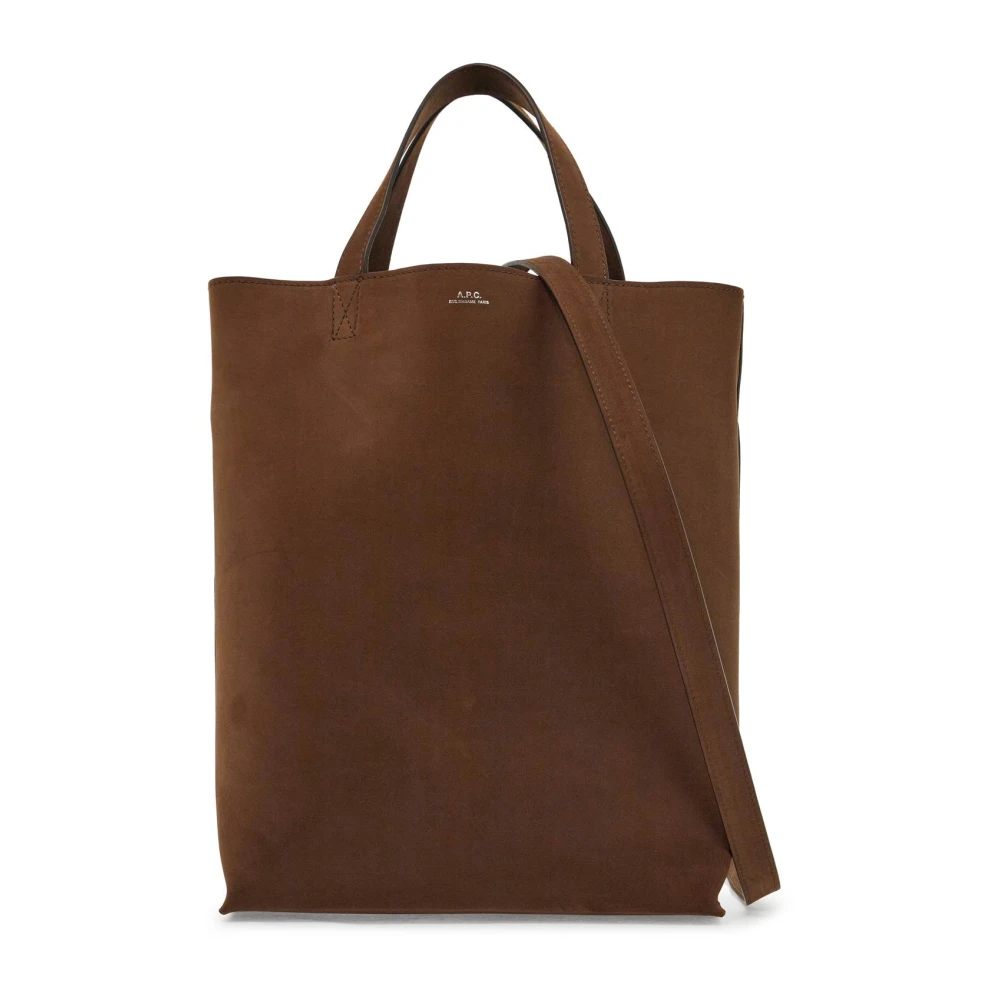 A.p.c. Elegante Schoudertas van Kalfsleer Brown Dames