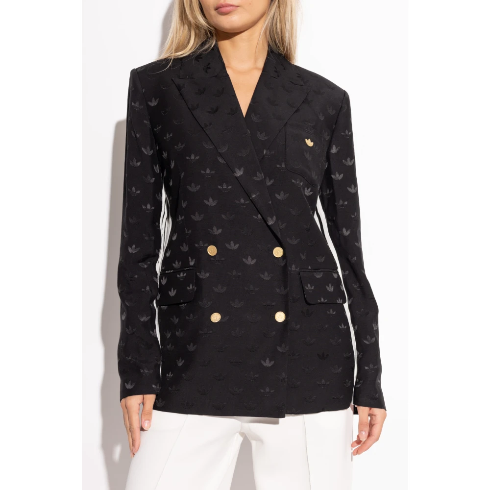 adidas Originals Blazer met Monogram Black Dames
