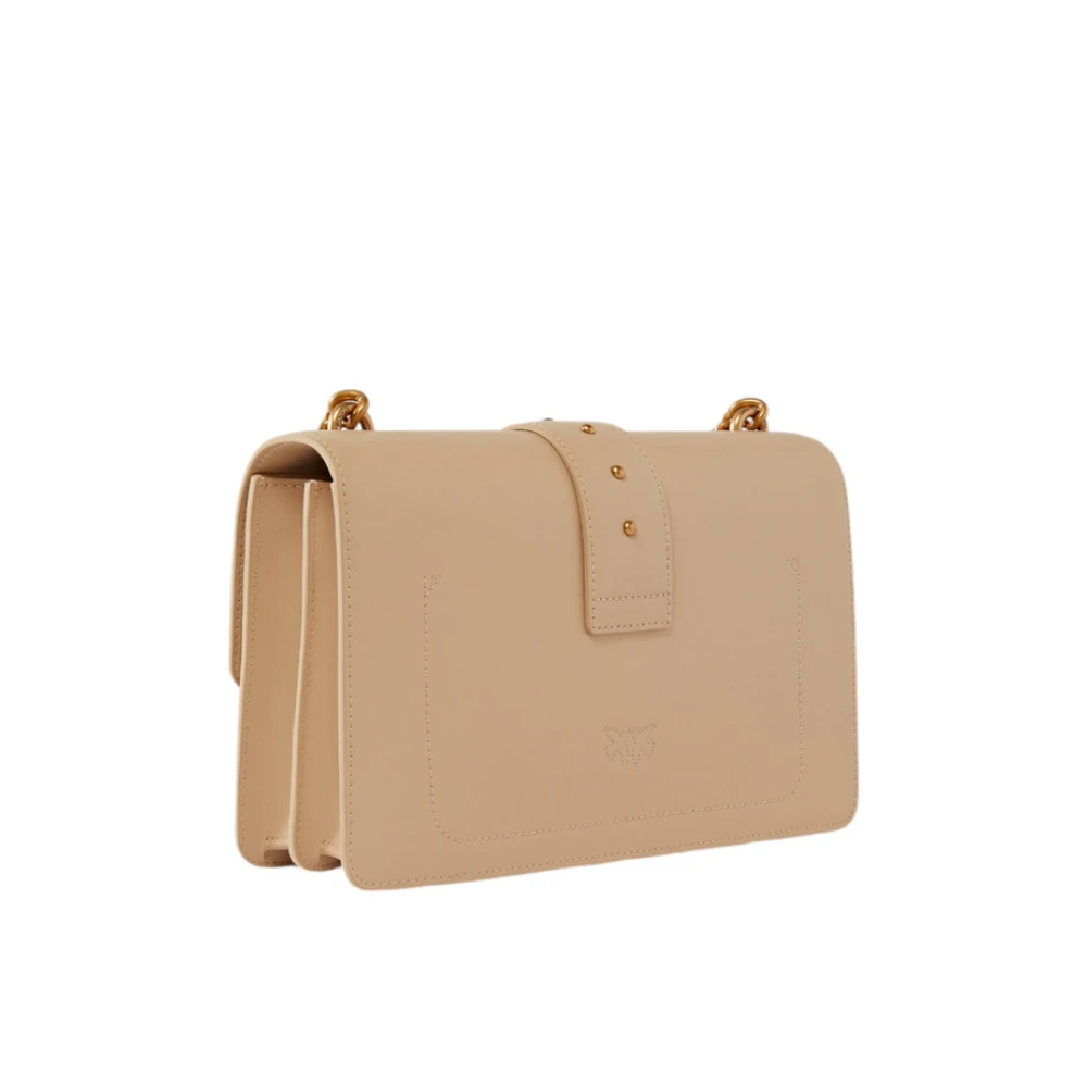 pinko Schoudertas Beige Dames