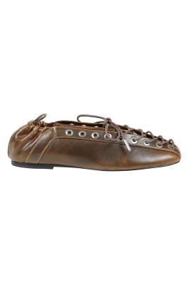 laeder-lace-up-ballerina-sko