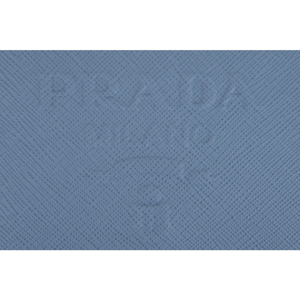 Prada Automatische knoop damesportemonnee Blue Dames
