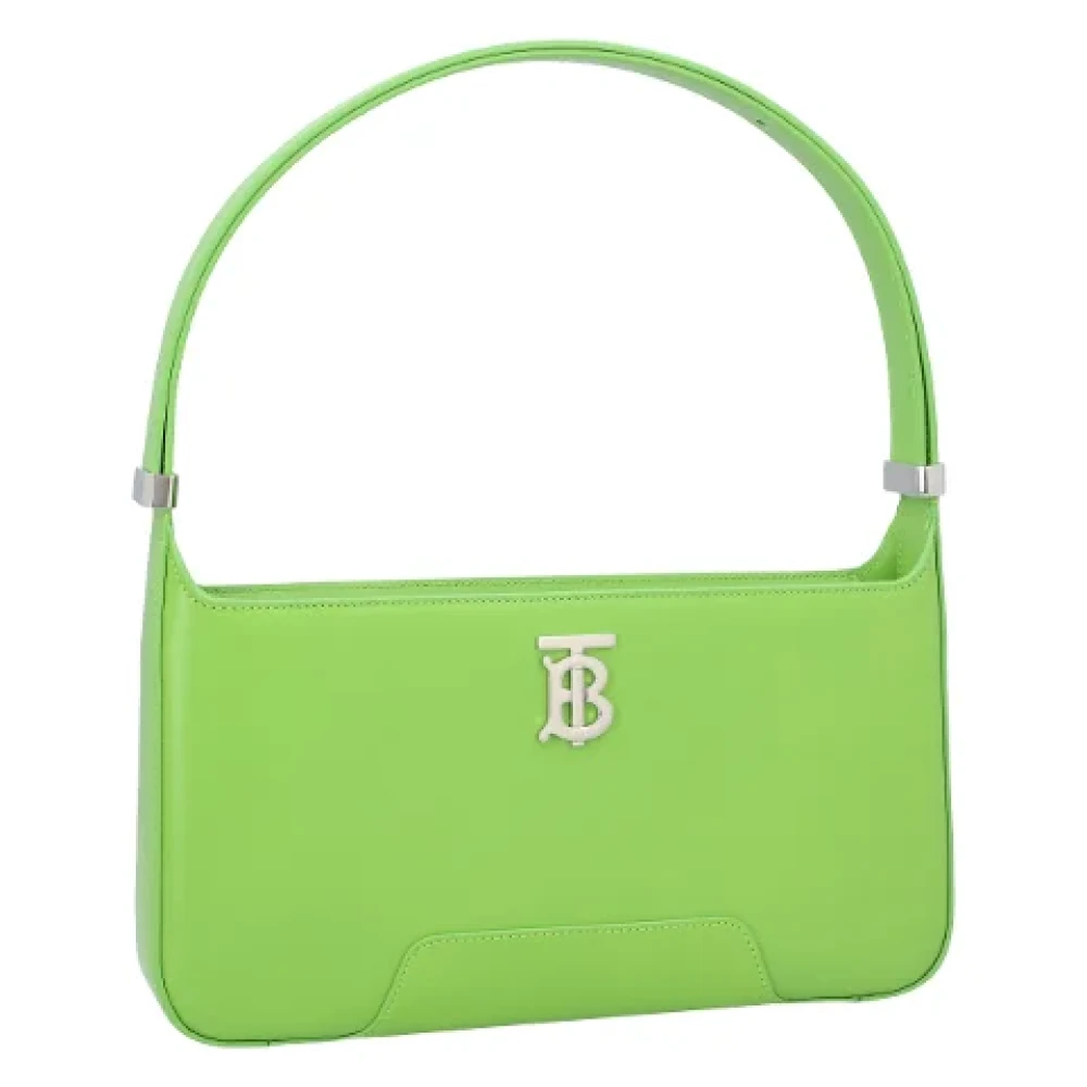 Burberry Leather shoulder-bags Green Dames