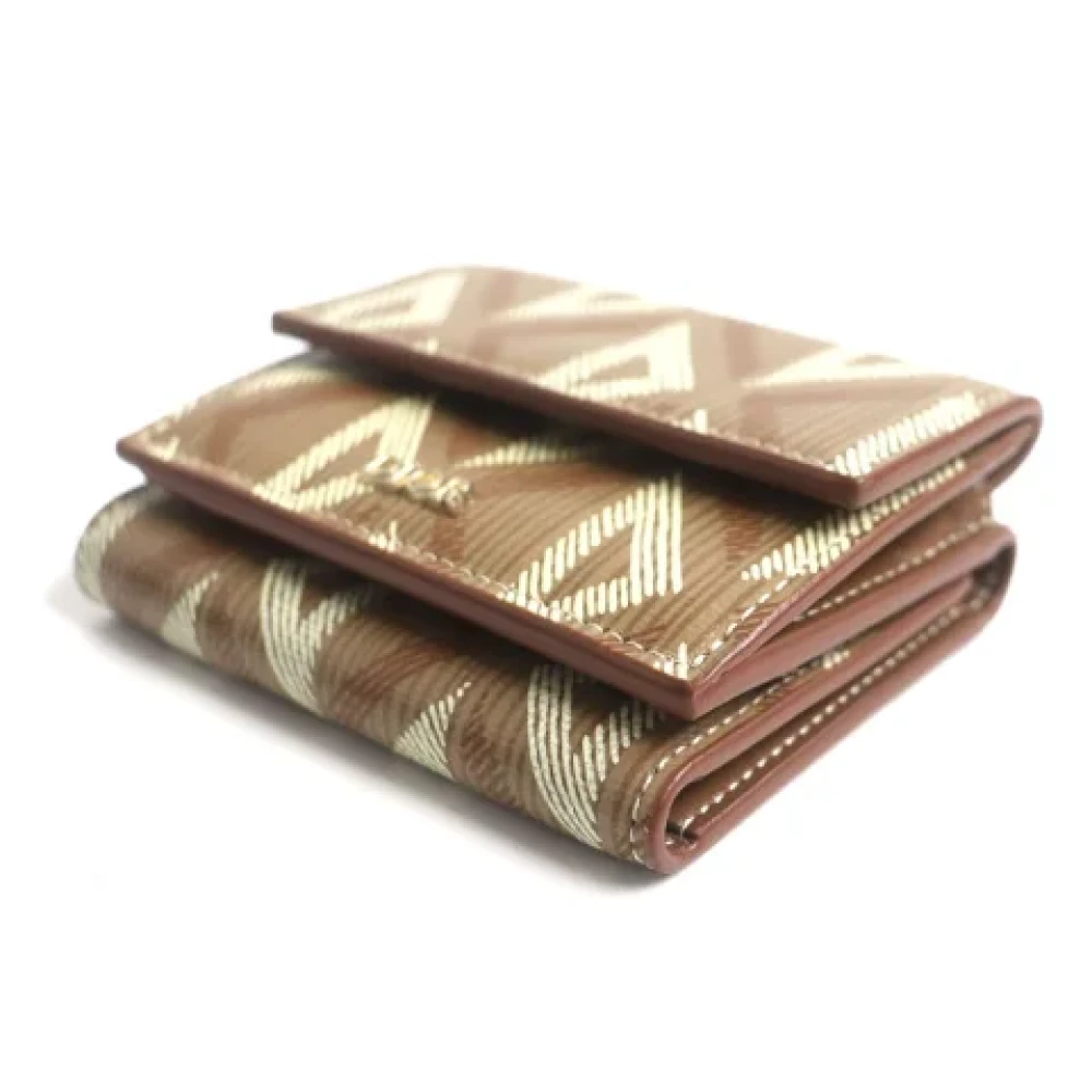 Dior Vintage Pre-owned Leather wallets Brown Dames