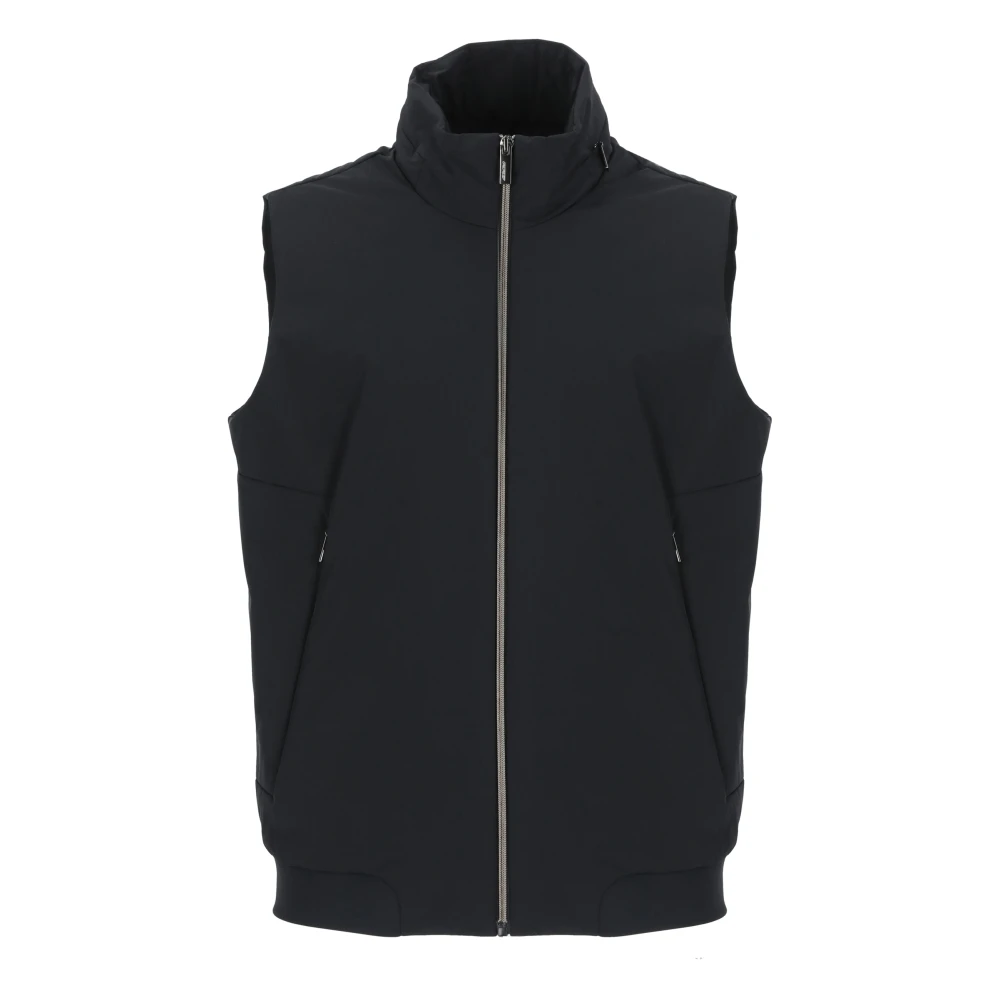 RRD Zwarte Gewatteerde Gilet met Ritssluiting Black Heren