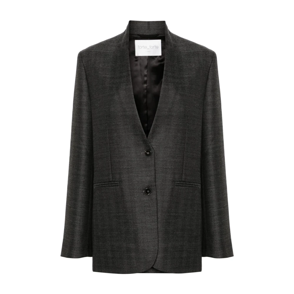 Forte Grijze Stijlvolle Jassen Gray Dames