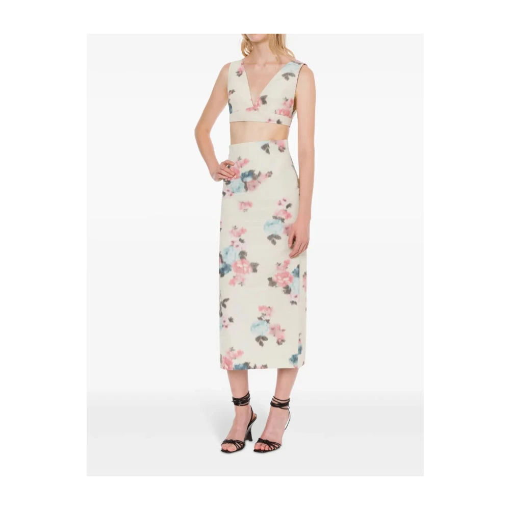 Philosophy di Lorenzo Serafini Bloemenprint Mini Rok Multicolor Dames
