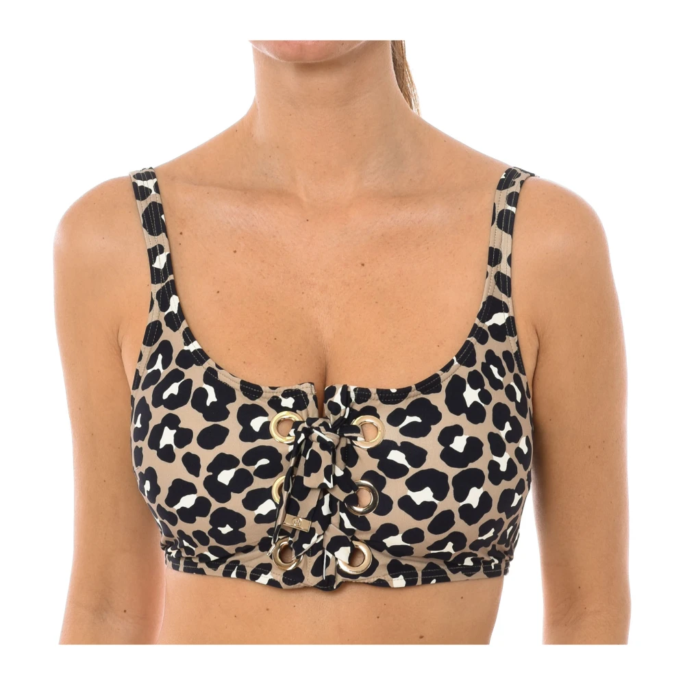 Michael Kors Multicolor Bralette Bikini Top - Female - Bikinis - Xs - Swimwear