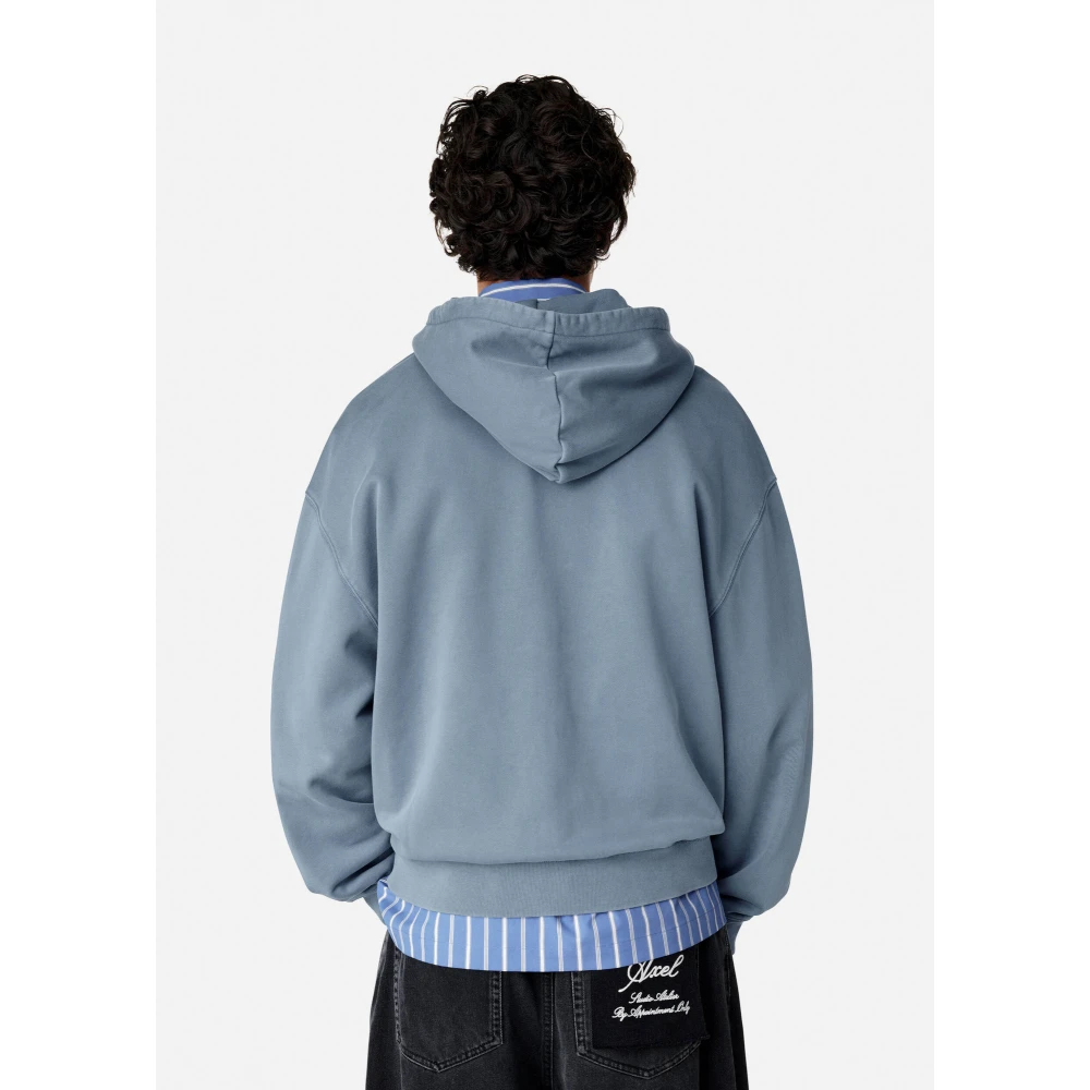 Axel Arigato Link Zip-Up Hoodie Blue Heren