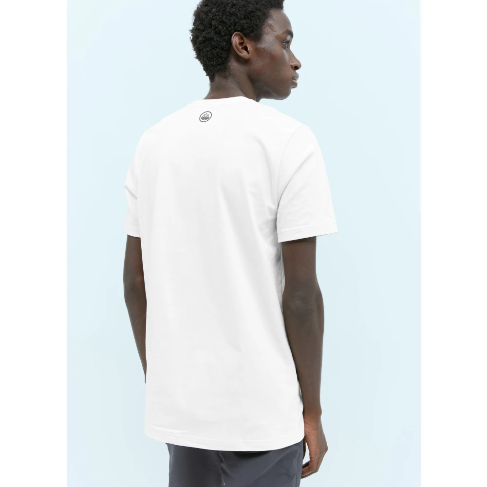 adidas Originals Logo Applique Crewneck T-Shirt White Heren