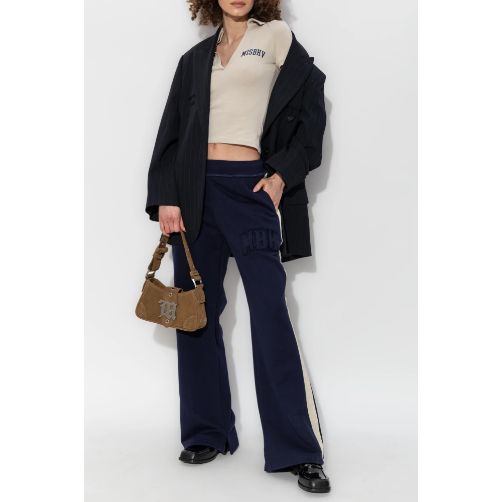 Misbhv Sweatpants met logo Blue Dames