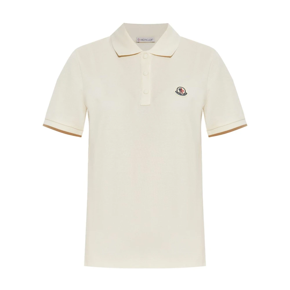 Moncler Natuurlijke T-shirt en Polo Beige Dames