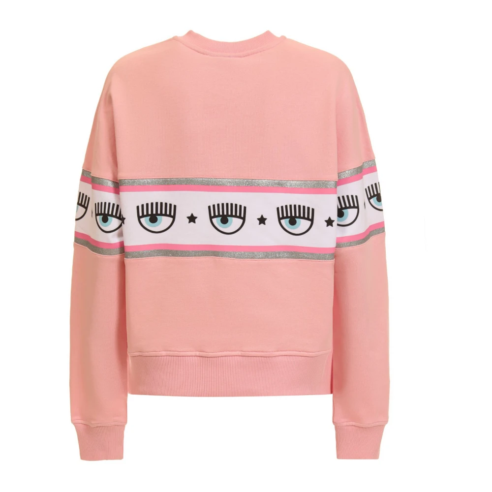 Chiara Ferragni Collection Stijlvolle Sweaters voor Vrouwen Pink Dames