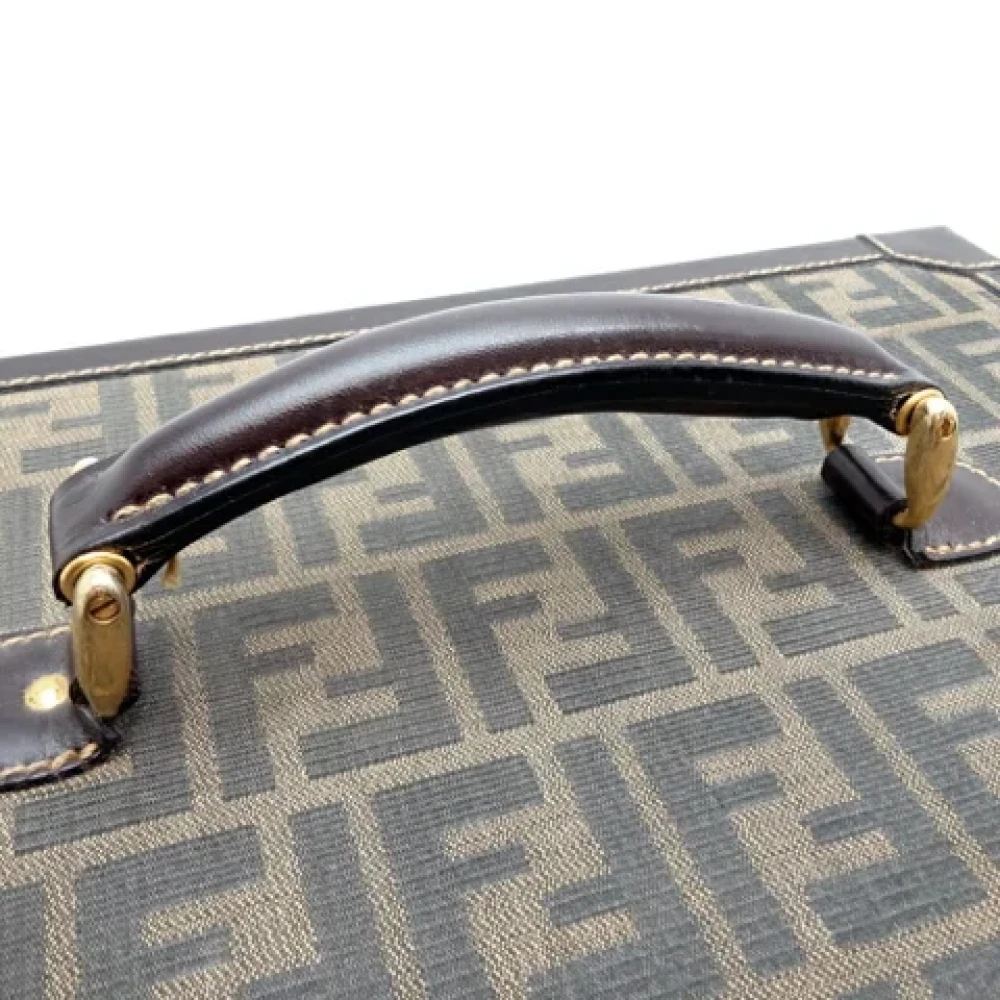 Fendi Vintage Pre-owned Leather fendi-bags Brown Dames