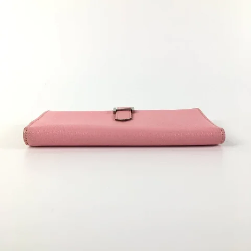 Hermès Vintage Pre-owned Leather wallets Pink Dames