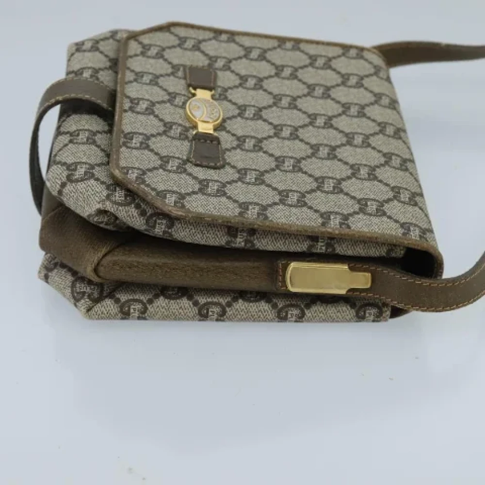 Gucci Vintage Pre-owned Leather gucci-bags Beige Dames