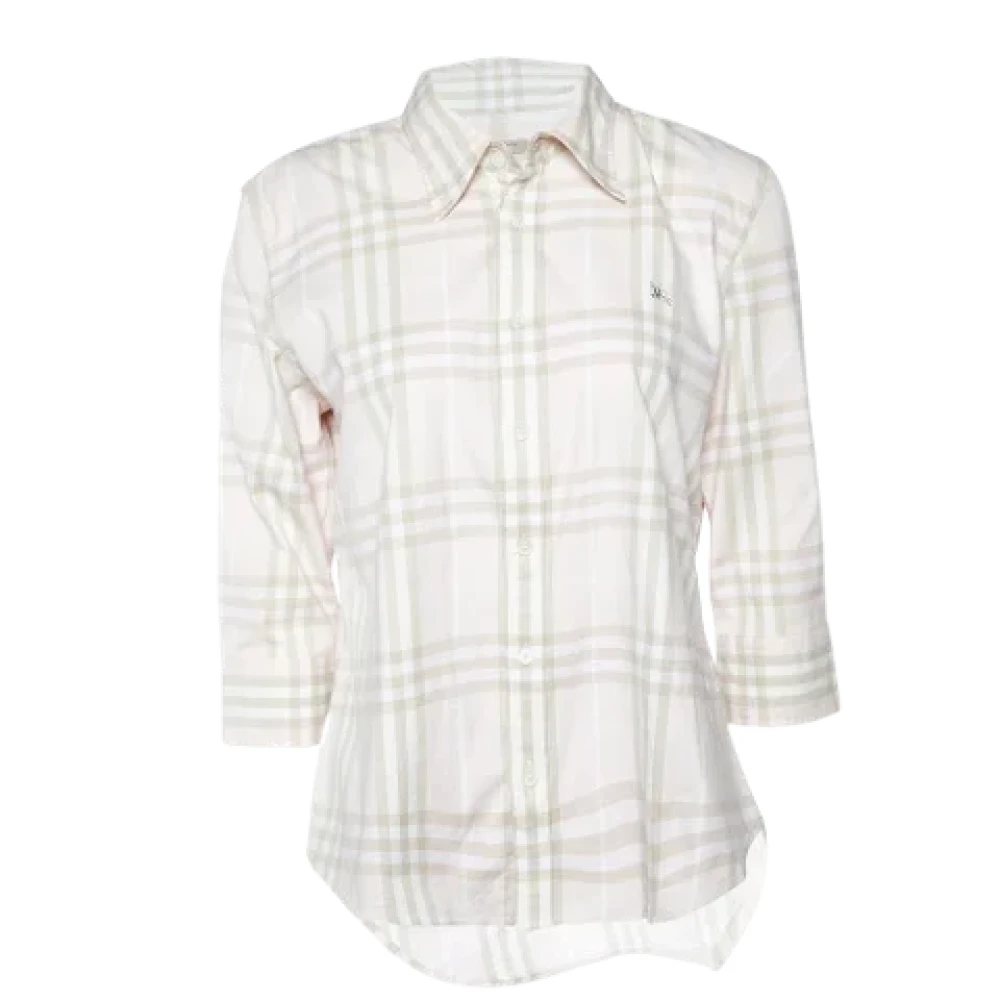 Burberry Vintage Pre-owned Cotton tops Pink Dames