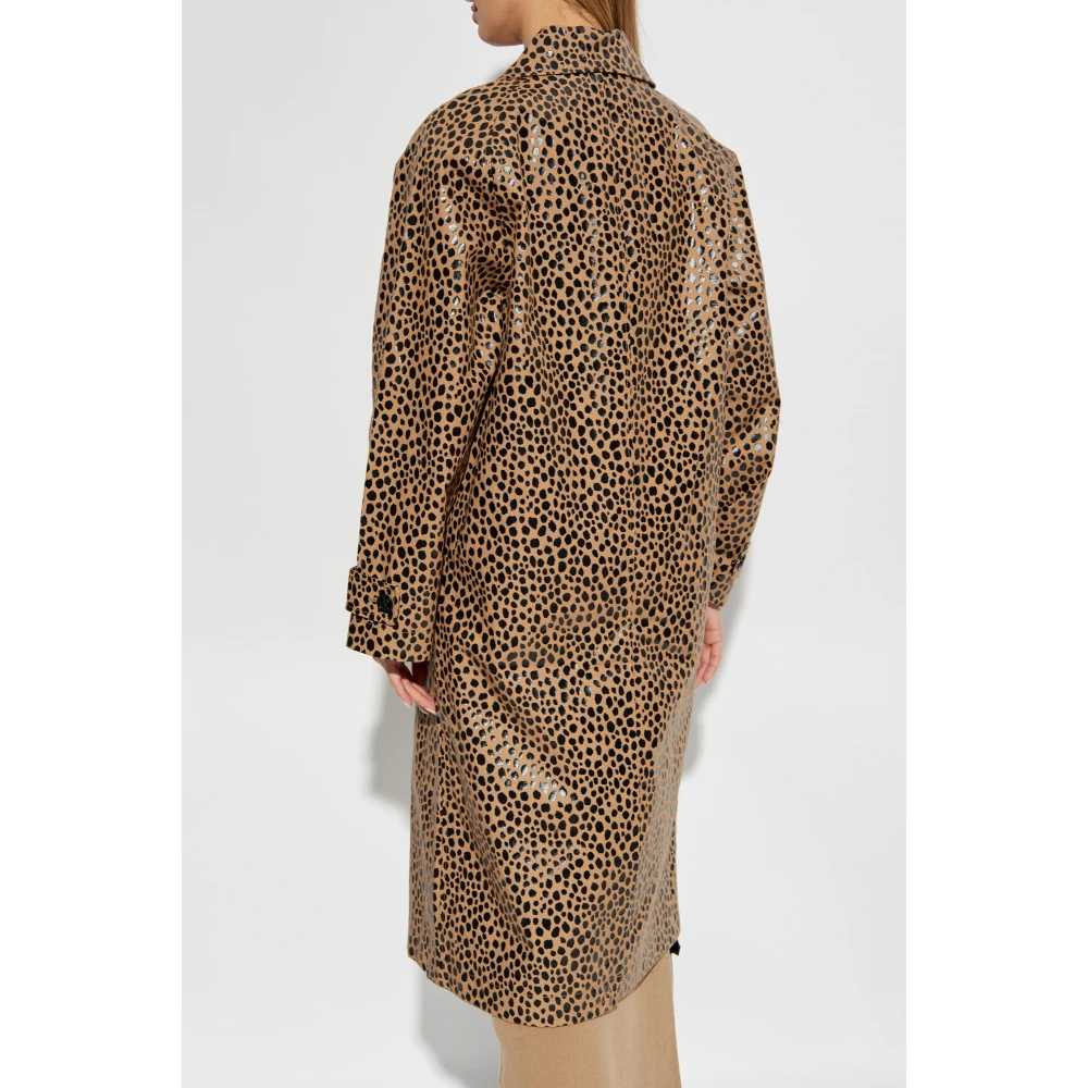Michael Kors Animal Print Jas Beige Dames