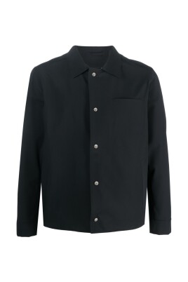black-collar-jacket-snap-button-fastening