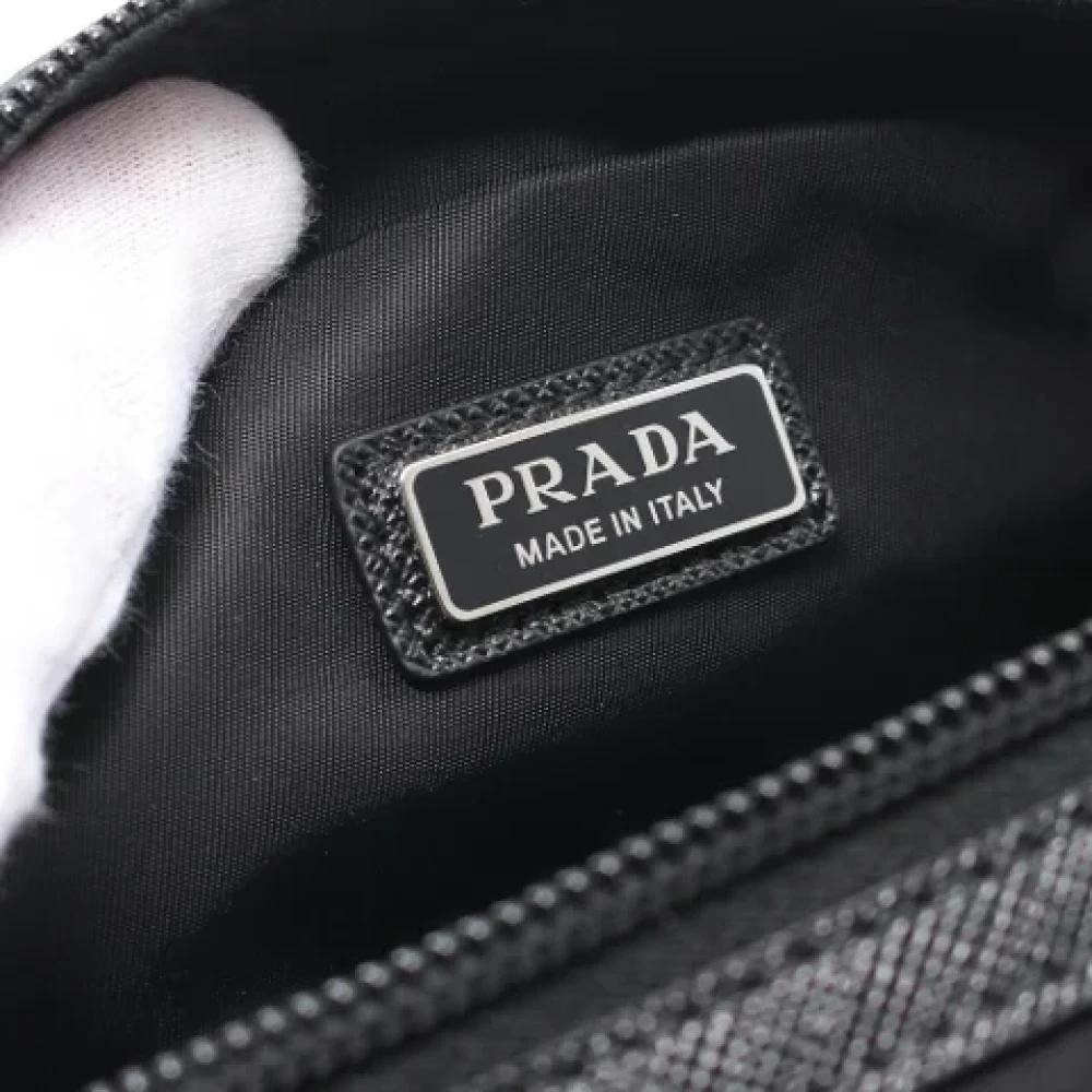 Prada Vintage Pre-owned Nylon prada-bags Black Dames
