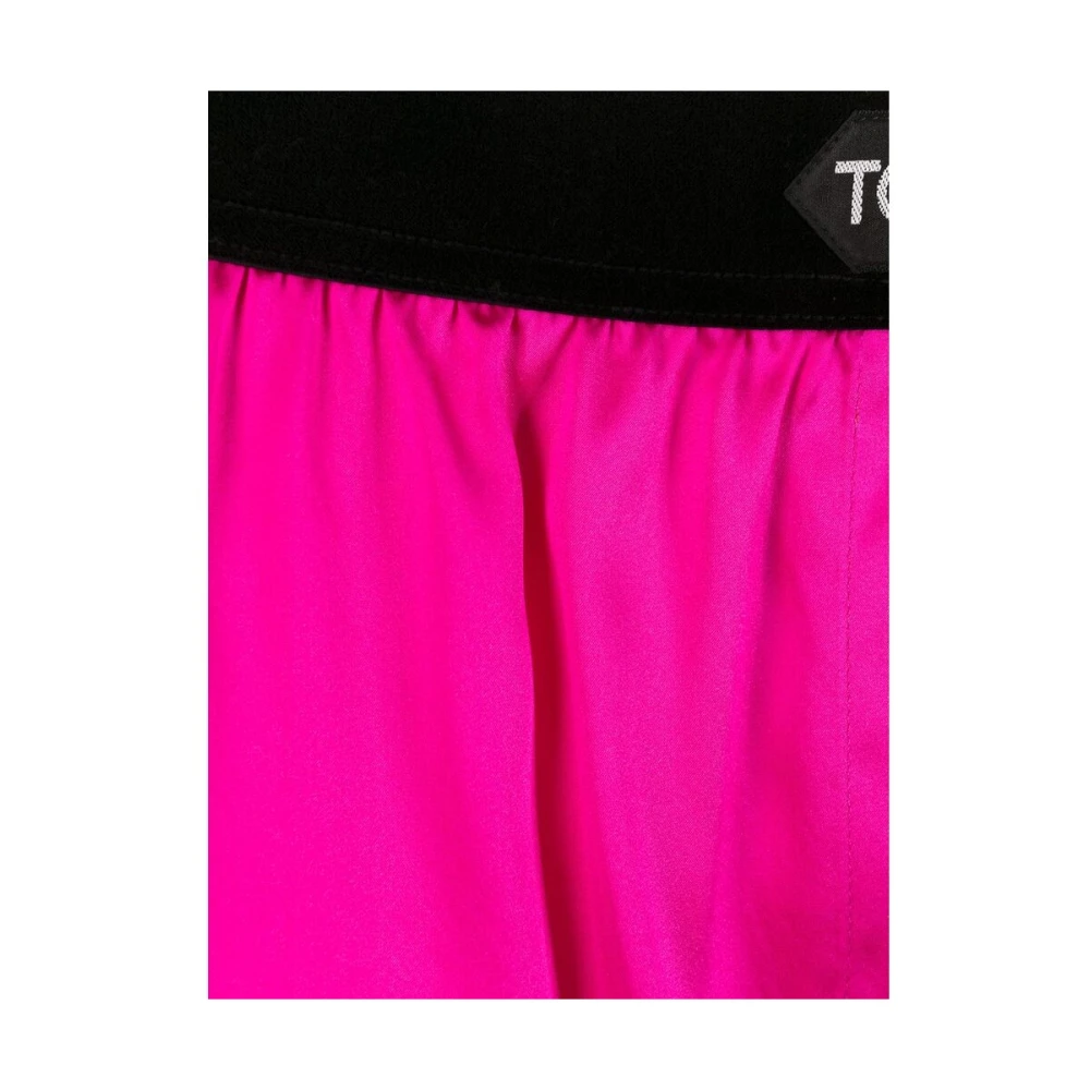 Tom Ford Zijde-mix logoband ondergoed Pink Heren