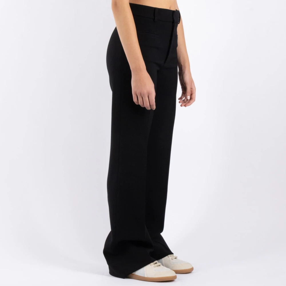 Seafarer Zwarte Wollen Broek Leida Black Dames