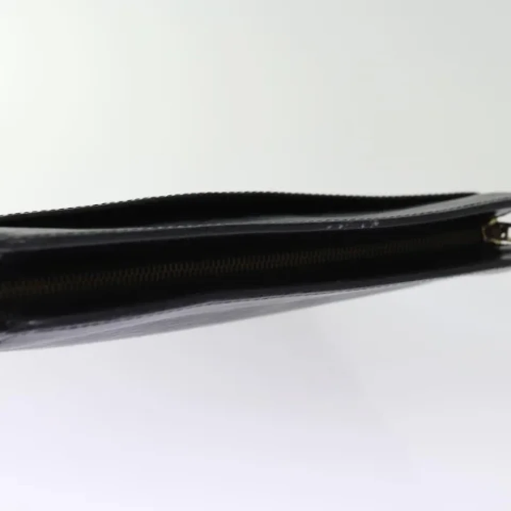 Louis Vuitton Vintage Pre-owned Leather clutches Black Dames