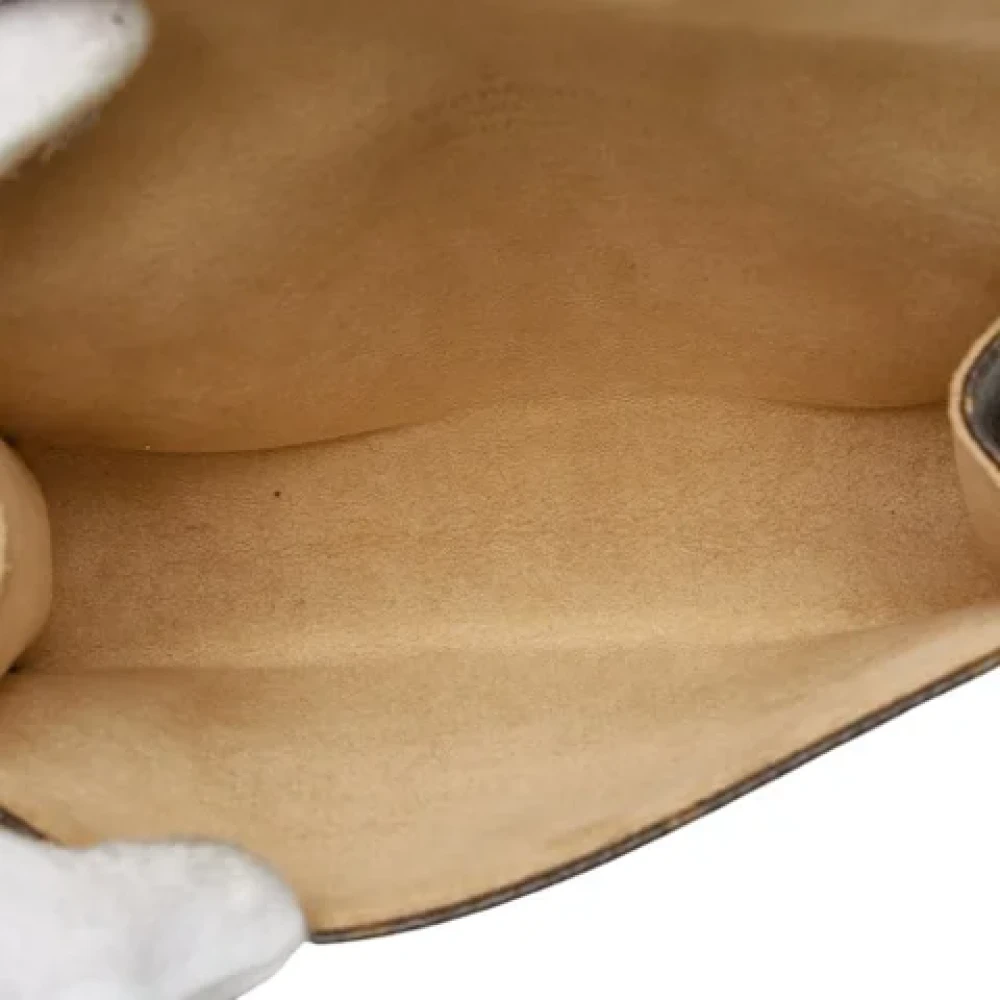 Louis Vuitton Vintage Pre-owned Canvas clutches Brown Dames