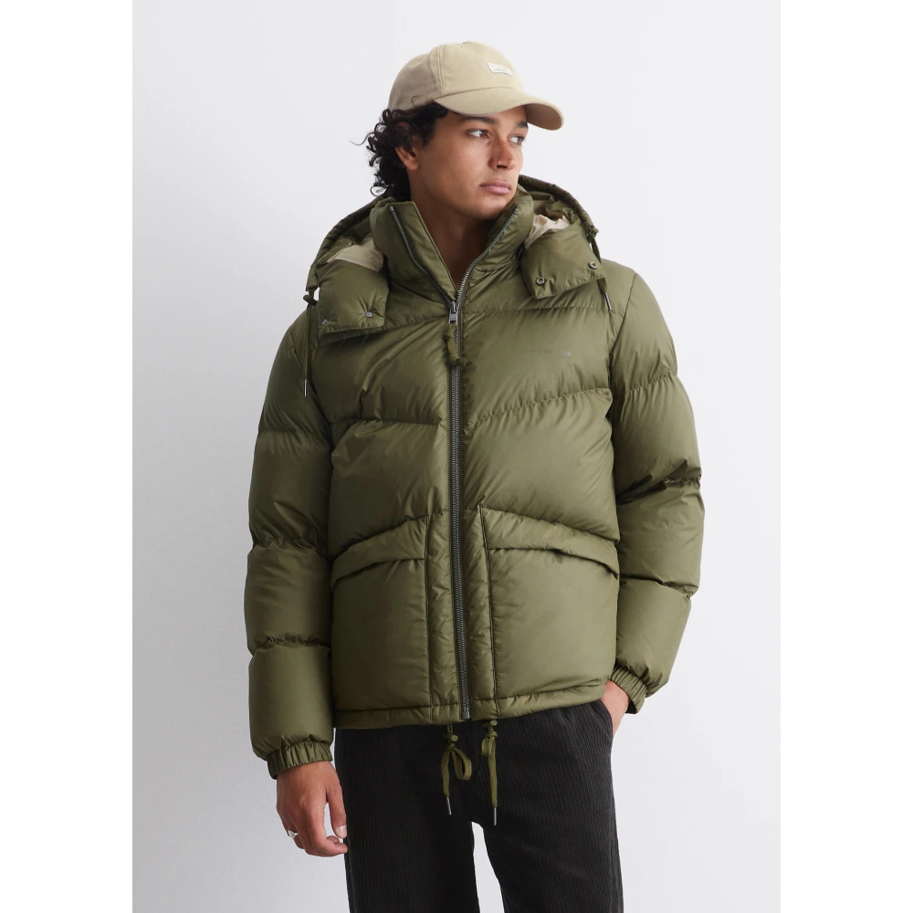 Marc O'Polo Reguliere puffer donsjas Black Heren