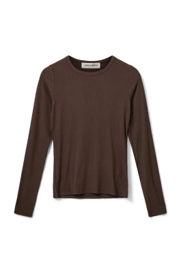 Brun Fudge Långärmad T-shirt