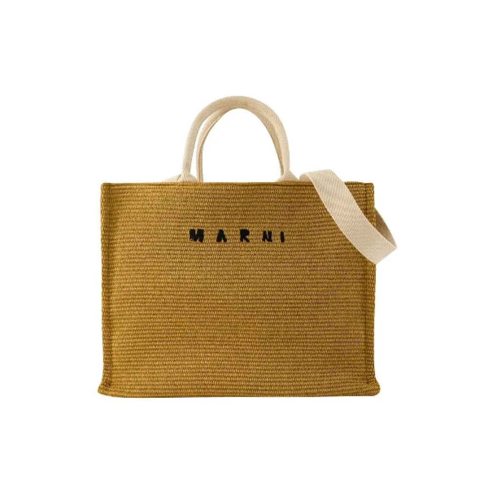 Marni Pre-owned Cotton totes Brown Dames