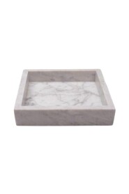 MARBLE TRAY S WHITE