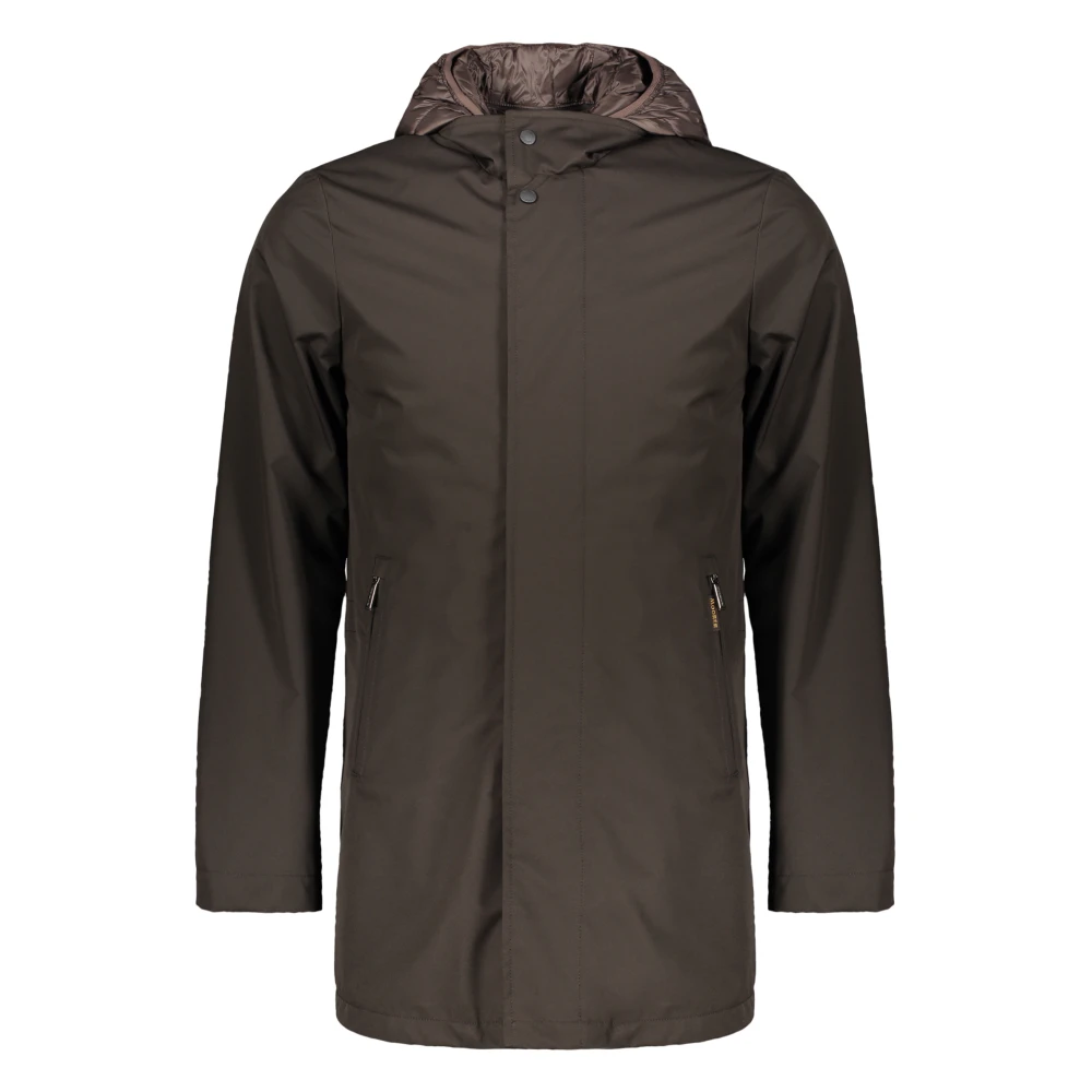 Moorer Regenjas met Afneembare Voering Green Heren