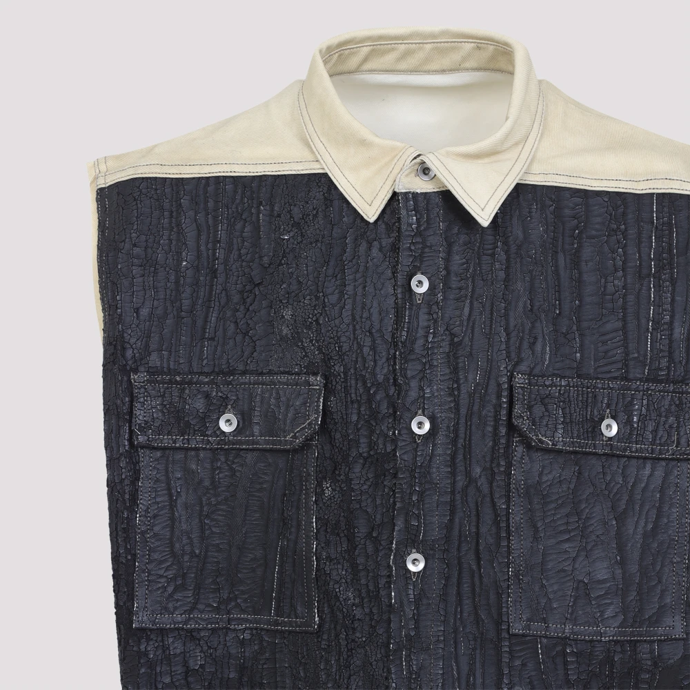 Rick Owens Jumbo Vest Black Heren