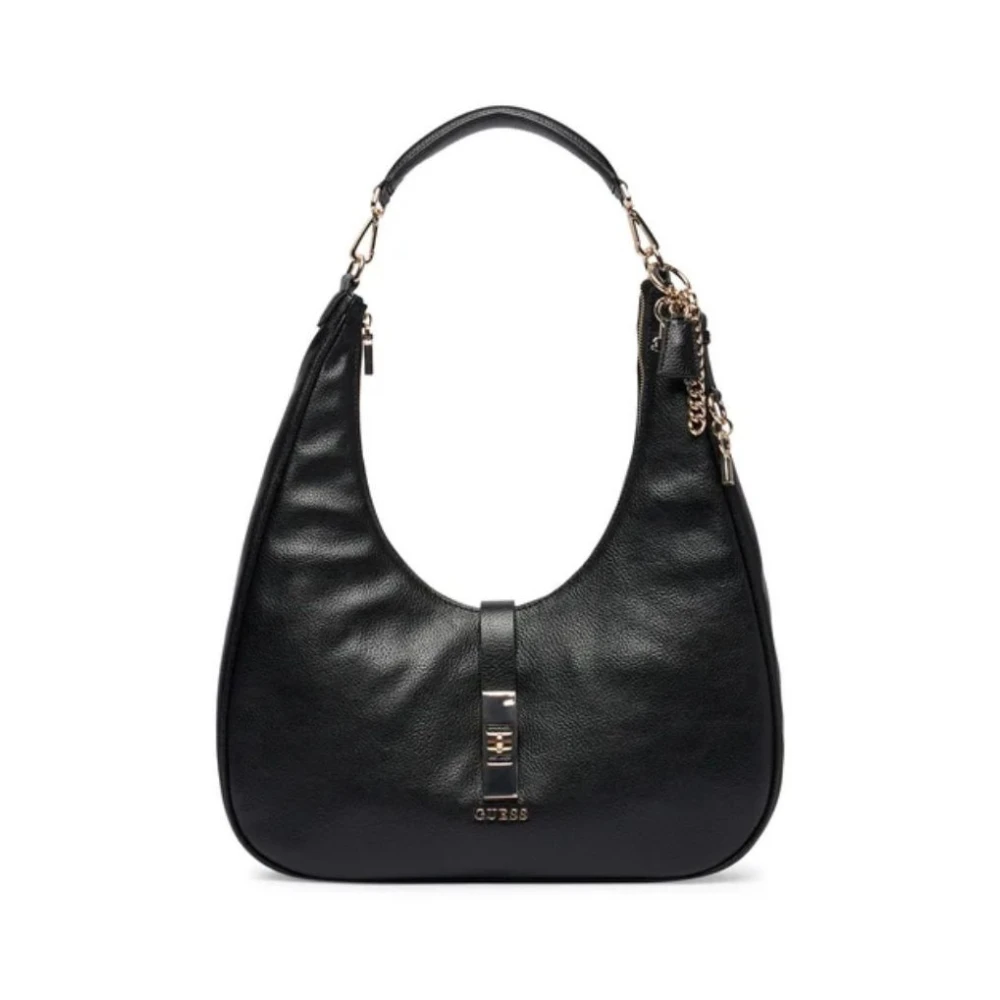 Guess Black Shoulder Bags, Female, One Size, Brooke Hobo