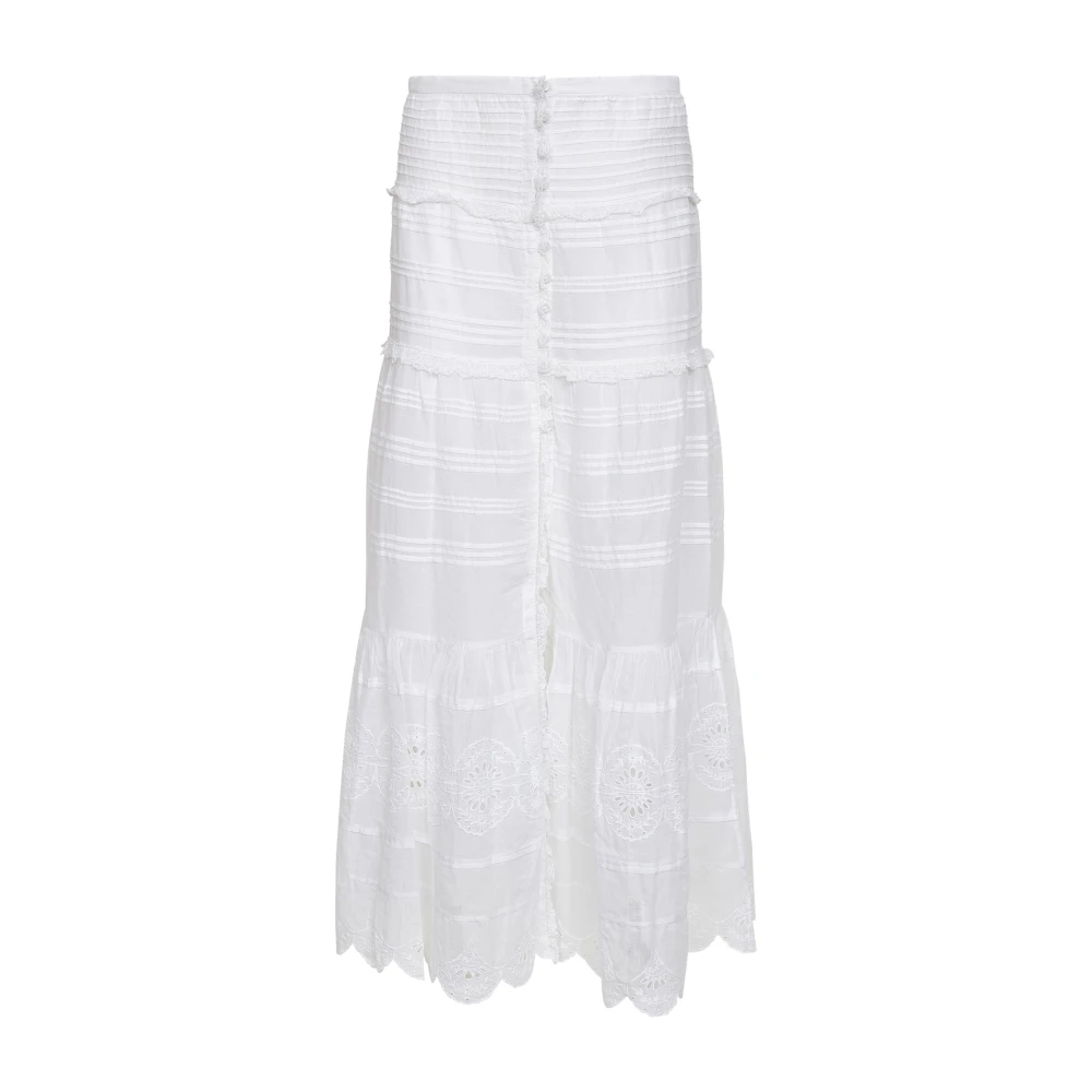 Marant Étoile Women's White Maxi Skirts, S, Paoline Skirt
