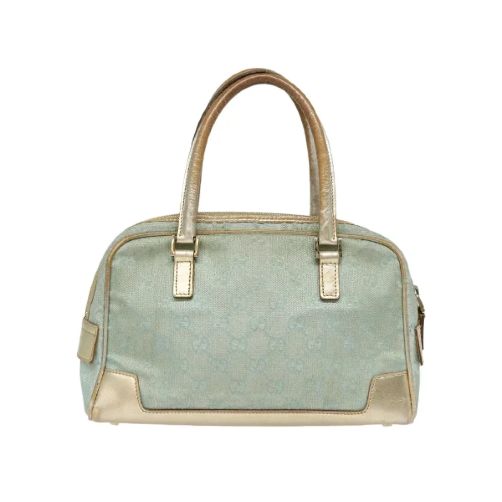 Gucci Vintage Pre-owned Canvas handbags Blue Dames