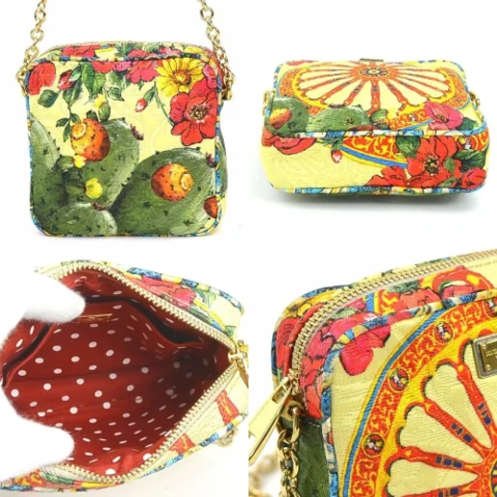 Dolce & Gabbana Pre-owned Canvas shoulder-bags Multicolor Dames