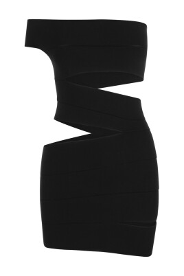 black-dresses-with-cotton-blend