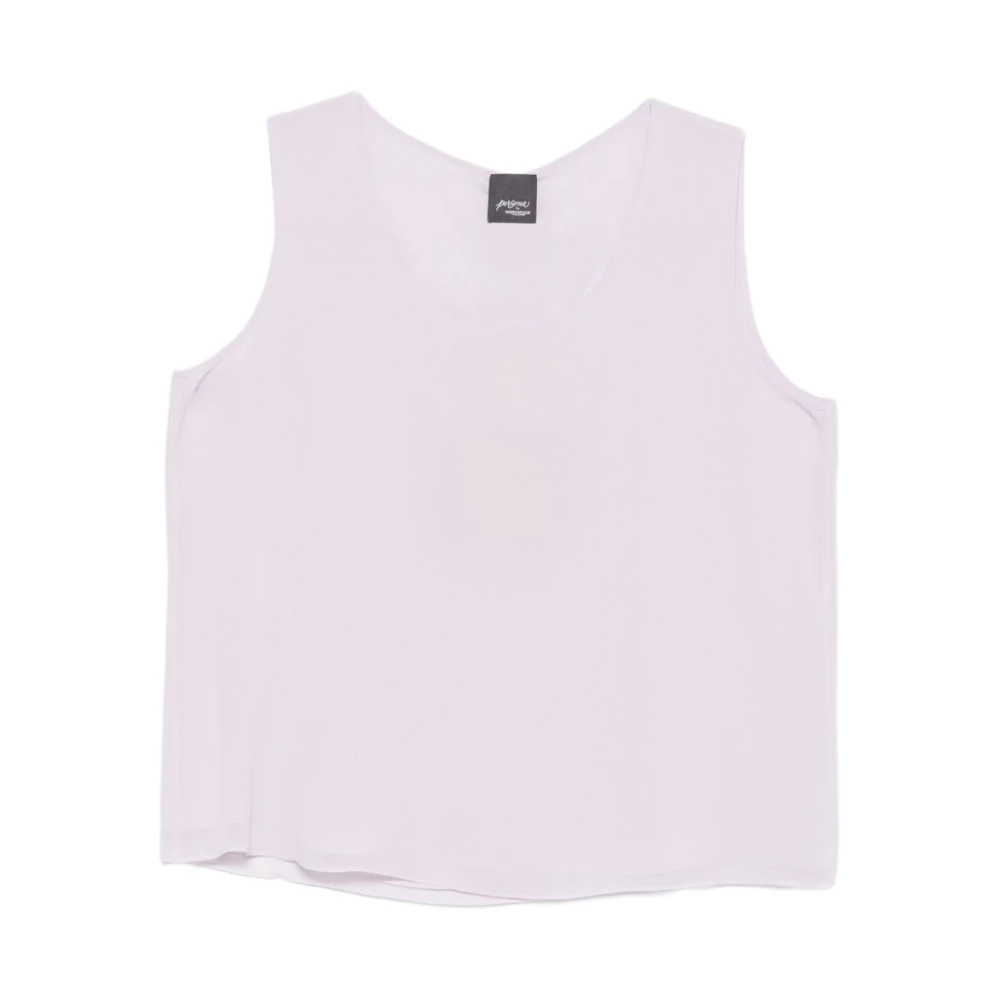Marina Rinaldi Purple Sleeveless Tops, Female, 2XL, Pmrrapace Top